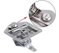 Jelquix Kit di Bloccaggio a Forma di T Durevole in Acciaio Inossidabile per Rimorchio di Camion, Strumento di Bloccaggio Antiruggine per Armadio Elettrico, Cassetta degli Attrezzi, Cassetta degli