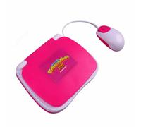 Jelquix Laptop Educativo Bilingue per Bambini con Funzione Musicale per L'apprendimento Dell'inglese e dello Spagnolo, Macchina per L'apprendimento Interattivo per Bambini (PINK)