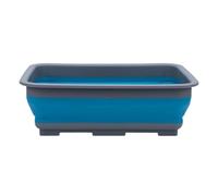 Jelquix Lavabo Pieghevole, Secchio per Lavaggio Pieghevole in PP da 16,14x12,2 Pollici, Vasca Multiuso con Design Salvaspazio, Ideale per Campeggio, Viaggi in Barca, Picnic, Cucina