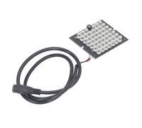 Jelquix Lavagna Luminosa a LED IR per Visione Notturna a Infrarossi con 48 Perline Ad Alta Potenza per il Monitoraggio della Telecamera di Sicurezza DC12V