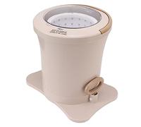 Jelquix Macchina di Disidratazione Manuale, Mini Asciugatrice Portatile, Essiccatore per Vestiti con Corda da Tirare a Mano con 2500 Giri/min e Cestello Staccabile, Ideale per Dormitorio,