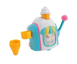 Jelquix Macchina per il Gelato a Giocattolo da Bagno Schiuma Creativa Giocattolo per Fingere il Gelato per Bambini Piccoli, Installazione Stabile per Vasca da Bagno e Lavandino, Scelta per