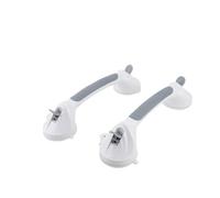 Jelquix Maniglia per Vasca da Bagno e Doccia, Maniglia per Bagno e Affidabile, Installazione Semplice per la Sicurezza Domestica, 2 Pezzi, Materiale Impermeabile (GRAY)
