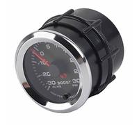 Jelquix Manometro Boost, Display LED Universale a 7 Colori, Monitoraggio Accurato della Pressione di Sovralimentazione per Auto, Camion e Barche da -30 a 30 PSI