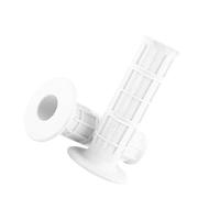 Jelquix Manopole Universali per Manubrio Moto in Silicone Antiscivolo per Manubri 7/8" - Manopole Comode e Resistenti Guida - Adatte Alla Maggior Parte delle Motociclette e (WHITE)