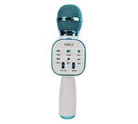 Jelquix Microfono Bluetooth Wireless, Microfono Senza Fili per Karaoke | Altoparlante da 5 W con effetto riverbero, batteria da 2000 mAh, microfono da canto portatile per la casa