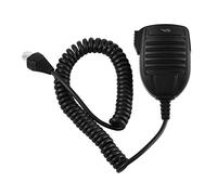 Jelquix Microfono Mobile MH-67A8J, Cavo in Materiale PU Microfono Palmare/a Spalla con Gancio Connettore Modulare RJ 45 a 8 Pin Pulsante PPT per Radio Vertex VX2500 2508 2208 2108