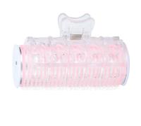 Jelquix Mini Strumento per lo Styling Bigodino Elettrico, Bigodino Portatile USB per Donna, Ferro Arricciacapelli Protettivo per Viaggi, ABS Rosa 3,4x1,2 Pollici (PINK)