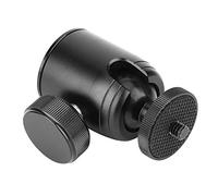 Jelquix Mini Testa a Sfera K26 Ruotabile a 360° con Design Antiscivolo per Fotocamere e Telefoni Cellulari Lega di Alluminio Resistente Capacità di 2 Kg