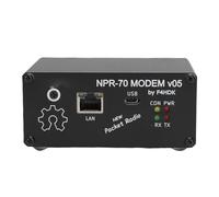 Jelquix Modem Radioamatoriale Portatile, NPR 70 V05 con Ricetrasmettitore Integrato per Banda da 70 Cm, Facile Configurazione da PC Tramite Telnet USB per Trasferimento Dati Ad Alta velocità