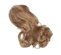 Jelquix Parrucca Ondulata Sintetica Bionda Ad Alta Temperatura con Capelli Lunghi Ricci Chic Donna per Halloween