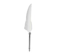 Jelquix Penna Stilografica di Lusso retrò con Taccuino in e Set di Bottiglie D'inchiostro per la Confezione Regalo di Scrittura del Diario di Calligrafia per Scrittori o Artisti (WHITE)