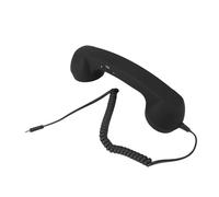 Jelquix Ricevitore Portatile Cablato di Tipo C con Cornetta Telefonica | Chiamate in Videoconferenza, Altoparlante HiFi, Microfono Integrato, Cavo a Spirale, Guscio in ABS