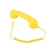 Jelquix Ricevitore Portatile Cablato di Tipo C con Cornetta Telefonica | Chiamate in Videoconferenza, Altoparlante HiFi, Microfono Integrato, Cavo a Spirale, Guscio in ABS