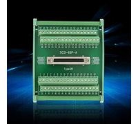 Jelquix Scheda Connettore Femmina Tipo DB a 68 Pin SCSI68, Modulo Terminale di Alta qualità per PLC, Installazione su Guida DIN, Resistente PCB in Fibra di Vetro FR-4, 1 unità