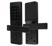 Jelquix Serratura Intelligente con 2 Chiavi, Scheda con Password per Impronta Digitale e App Bluetooth, regime di Accesso di Sblocco e Password Dinamica Temporanea per Impronta