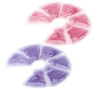 Jelquix Set di Cuscinetti per Terapia del Seno 3 in 1 di, Terapia del Caldo e del Freddo Riutilizzabile per il Sollievo Dell'allattamento, Diametro 18 Cm, Perfetto per L'allattamento e lo Svezzamento