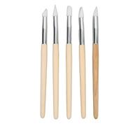 Jelquix Set di Pennelli Antigraffio in Silicone da 5 Pezzi per la Pulizia del Quadrante Dell'orologio, Strumento Multifunzionale Durevole per la Pulizia Dell'orologio, Prolungamento della Durata, 5