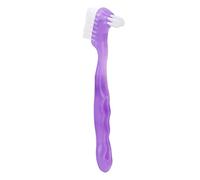 Jelquix Spazzola per Protesi per Anziani Spazzola Morbida per la Pulizia dei Denti Finti per la Rimozione della Placca per i Viaggi a Casa (PURPLE)