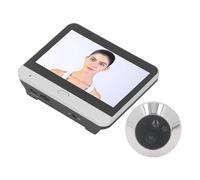 Jelquix Spiatore Digitale per Citofono con Visione Notturna Wireless 1080P per la Sicurezza Domestica con Monitor da 4,3 Pollici, Materiale ABS