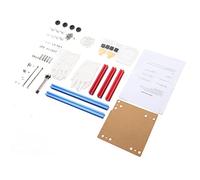 Jelquix Staffa Aperta per Computer ITX in Lega di Alluminio, Design Diviso per il Fai da Te, Buona Dissipazione del Calore, 1 unità (Blu rosso)