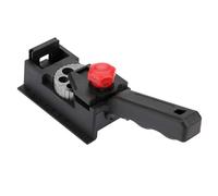 Jelquix Strumento Guida per Foratura per Fori Dritti con Design Durevole in Plastica e Metallo per gli Appassionati della Lavorazione del Legno e le Fabbriche di Mobili