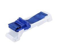 Jelquix Strumento per Arrotolare la Carne di Verdure Facile per Sushi Fatto in Casa per la Domestica Plastica Bianca + Blu di Grandi Dimensioni (#1)