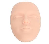 Jelquix Tavola Pratica 3D per Manichino per Trucco in Silicone con 7 Pennelli per Trucco per Aspiranti Artisti (Pelle chiara)