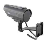 Jelquix Telecamera di Sicurezza Finta Impermeabile Ad Energia Solare Pratica per la Massima Sicurezza Costruzione Pratica in ABS per Interni Ed Esterni per Centri Commerciali di Magazzini per Uffici