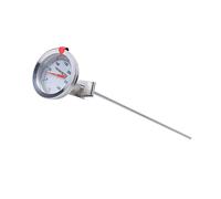 Jelquix Termometro per Alimenti, Termometro per Frittura da 31,5 Cm, Gamma 0-300 ℃ con Sonda in Acciaio Inossidabile Morsetto Regolabile per Cottura di Carne Cottura Al Barbecue