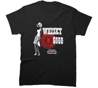 JELU Whisky A Go-Go Vintage Poster Restoration Digital T-Camicie e T-Shirt for Holiday Father's Mother's Day T-Camicie e T-Shirt(Medium)