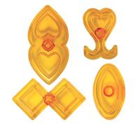 JEM 108SD013 Tagliapasta per Cake Design, Bianco, 17 x 2 x 22 cm, 4 unità