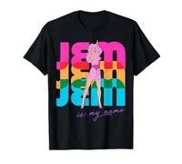 Jem And The Holograms Jem Is My Name Colorful Silhouettes Maglietta
