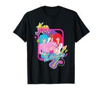 Jem And The Holograms Pop-Rock Band Portrait Guitar Icon Maglietta