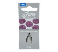 JEM - Bocchetta Decorativa Petalo in Acciaio Inox per Sac à Poche, Media, n. 103