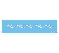 JEM SB12 Bordo S e C Stencil per Cake Design, Blu