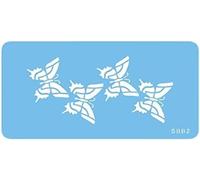JEM SBB2 4 Farfalle Stencil per Cake Design, Blu