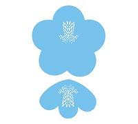 JEM SFF19 Azalea, Confezione da 2 Stencil per Cake Design, Blu