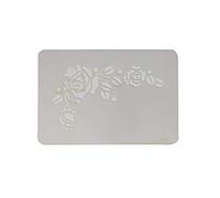 JEM SFF8 Rosa Romantica Stencil per Cake Design, Bianco