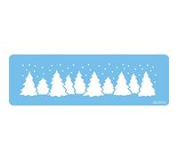 JEM - Stencil per Cake Design - Foresta Natalizia