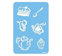 JEM - Stencil per Cake Design - L'ora del tè