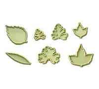JEM - Tagliapasta Floreali per Cake Design - Set foglie Miste 2, Confezione da 7 Pezzi