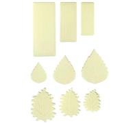 Jem - Tagliapasta Floreali per Cake Design - Striature per Foglie, Set 2, Confezione da 9 Pezzi