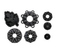 JEM - Tagliapasta per Cake Design - Crisantemo & Foglia, Confezione da 7