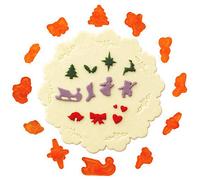 Jem - Tagliapasta per Cake Design - Miniature Natalizie, Confezione da 12