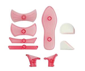 JEM - Tagliapasta per Cake Design - Scarpette Donna Miniatura, Confezione da 9