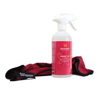 JEMAKO Set detergente per vetri da camino 500 ml Ash Ex Gel pompa schiuma AshEx panno
