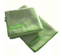 Jemako - Set di 2 panni verdi uso cucina 1 canovaccio 40 x 45 cm e 1 panno per asciugare 40 x 45 cm