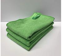 Jemako - Set di 3 asciugamani professionali, colore: verde, dimensioni di ogni panno: circa 35 x 40 cm