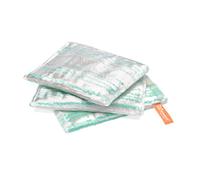 Jemako - Set di 3 strofinacci Visco-Line con rete per bucato turchese